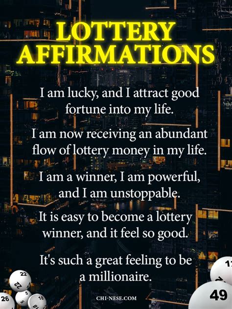 mantra for winning lottery|No one can stop you from winning the lottery with the .